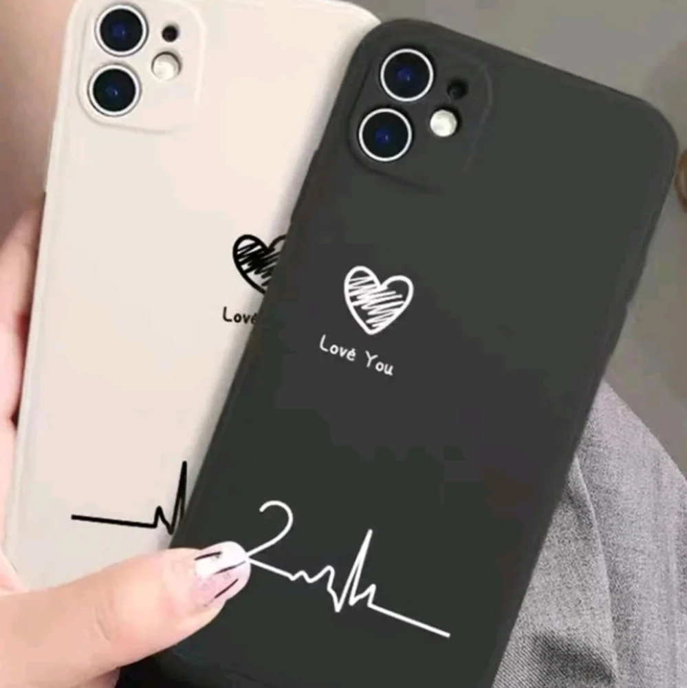 Matching Heart Pattern iPhone 13 Cases